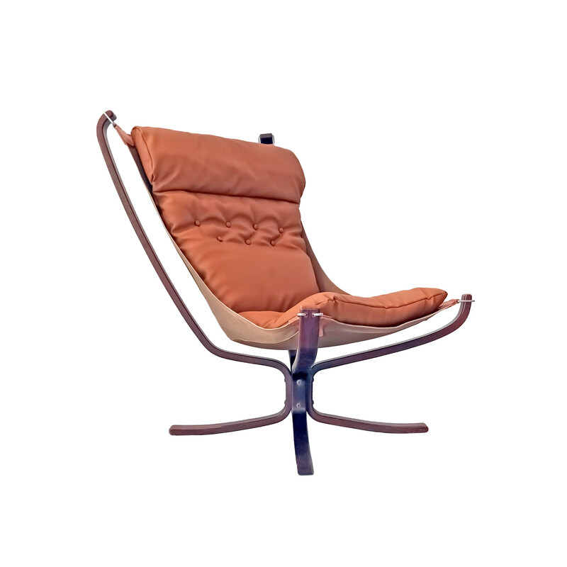 Vintage Falcon armchair by Sigurd Ressell for Vatne Møbler, 1970