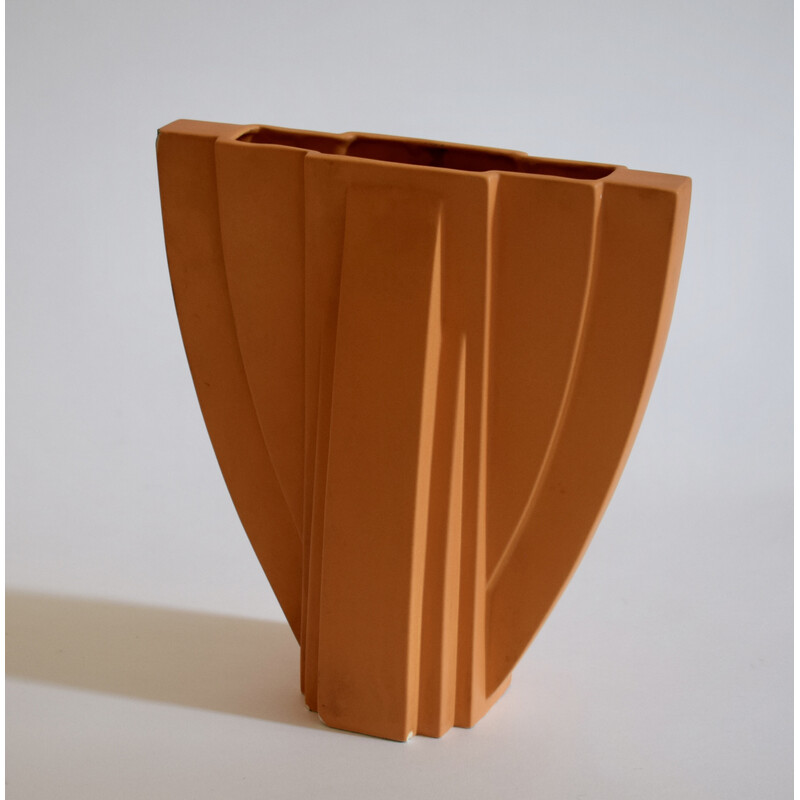 Vintage ceramic vase by Claude Dumas, France 1980