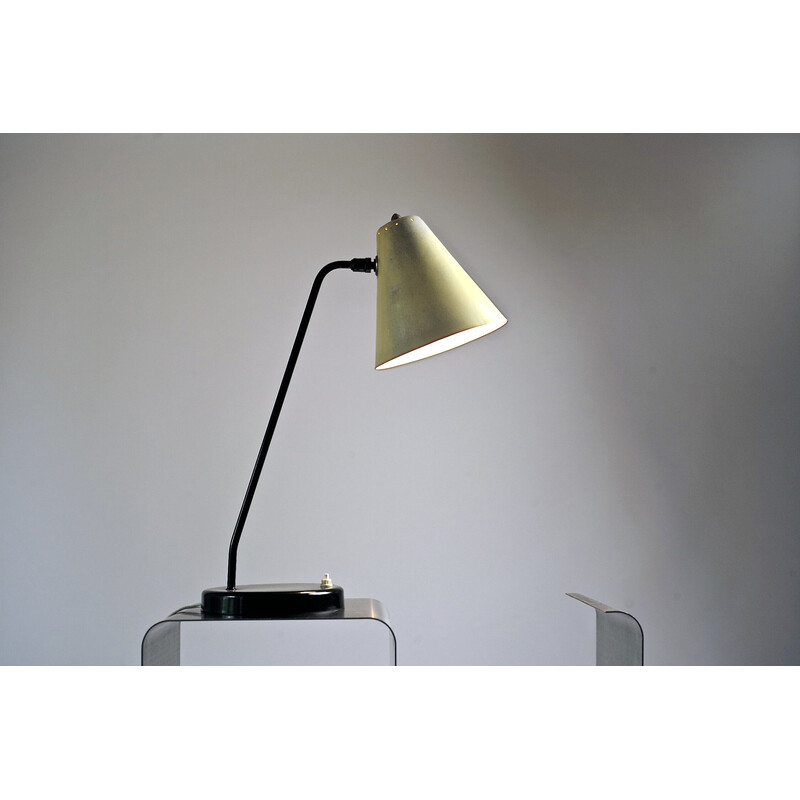 Lampe de bureau vintage modèle 303 par Jacques Biny pour Luminalite, France 1950