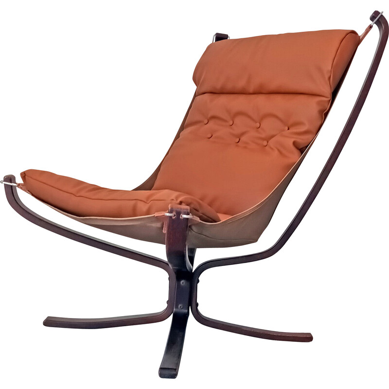 Vintage Falcon armchair by Sigurd Ressell for Vatne Møbler, 1970