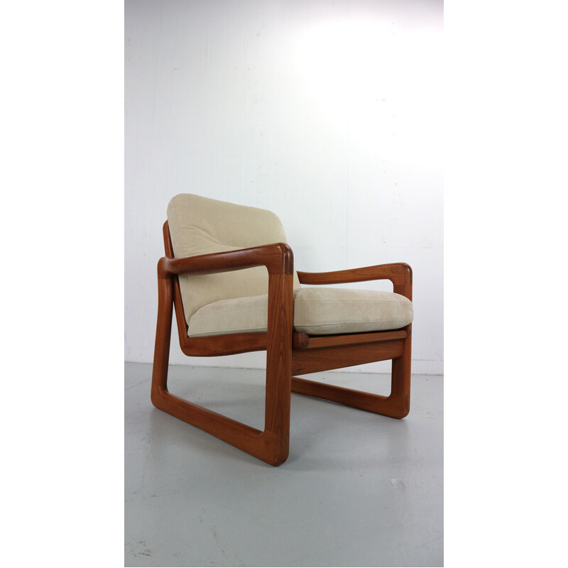 Fauteuils vintage en teck par Poul Jeppensen pour Holstebro Möbelfabrik, Danemark 1970