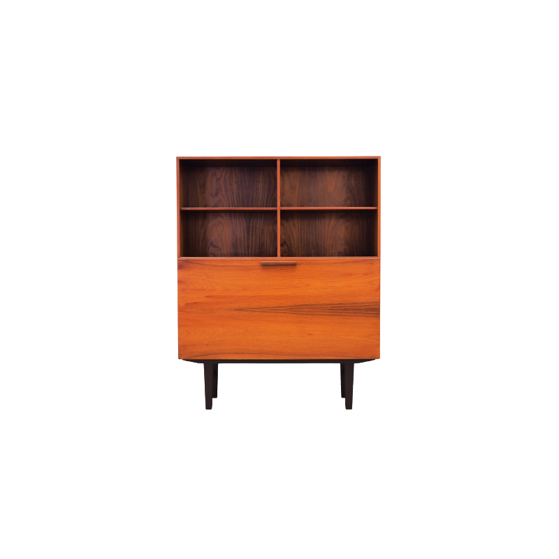 Vintage rosewood veneer bookcase by Lb Kofod Larsenpour Faarup, Denmark 1970