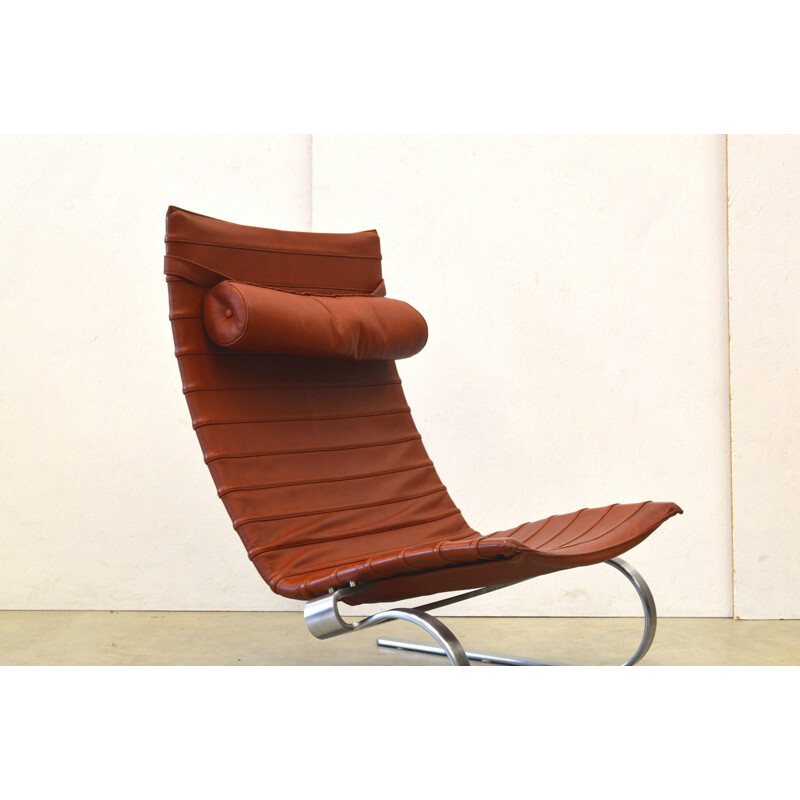 Poul Kjaerholm PK20 Lounge Chair by Fritz Hansen, Cognac Leather - 1990s