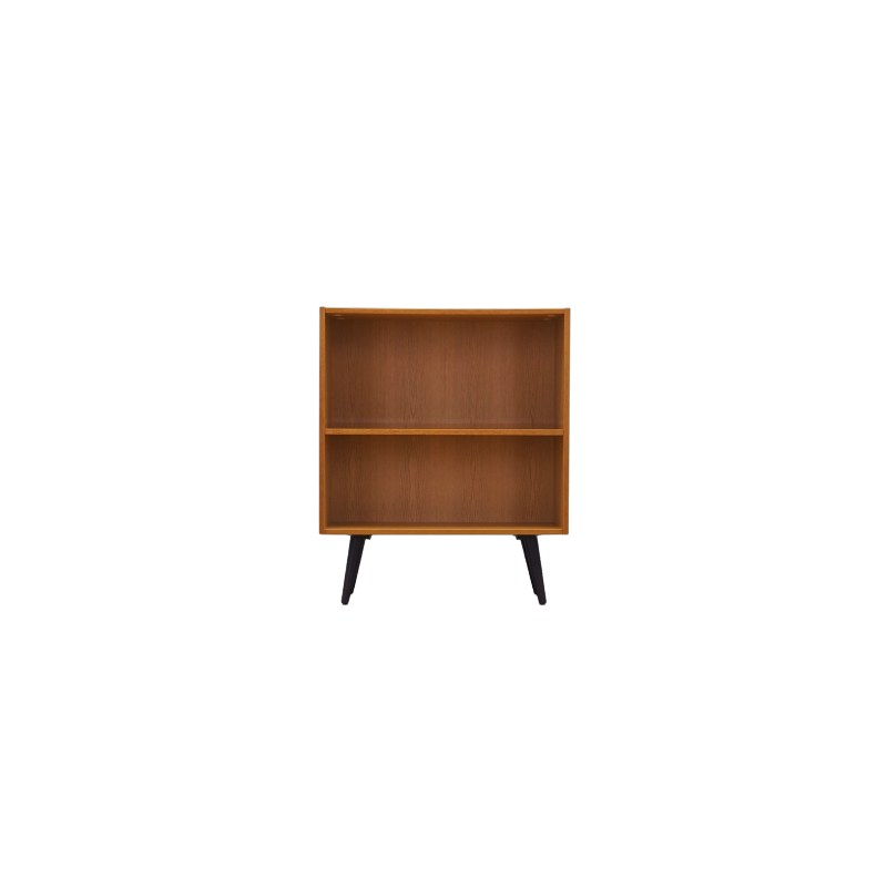 Vintage ash and wood bookcase for Domino Møbel, Denmark 1970