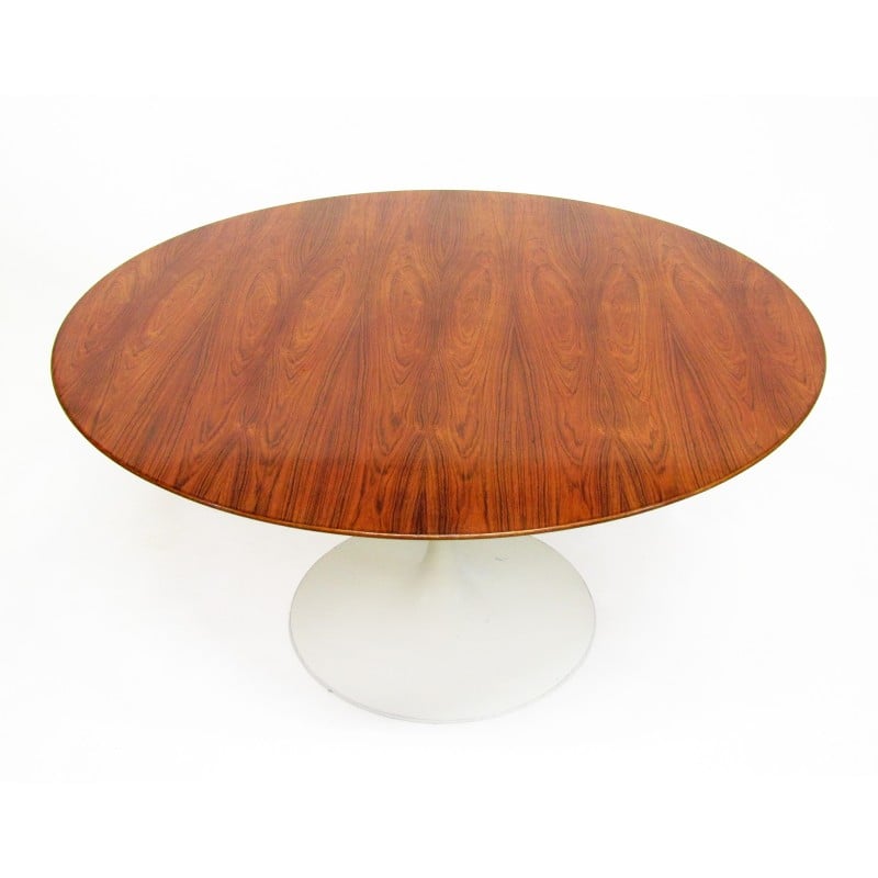 Ensemble à repas vintage « Tulip » en palissandre de Rio par Eero Saarinen pour Knoll, 1970