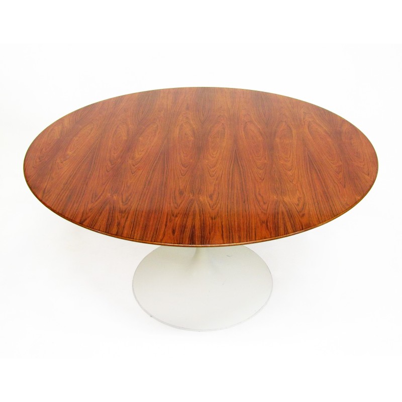 Vintage “Tulip” dining set in Rio rosewood by Eero Saarinen for Knoll, 1970