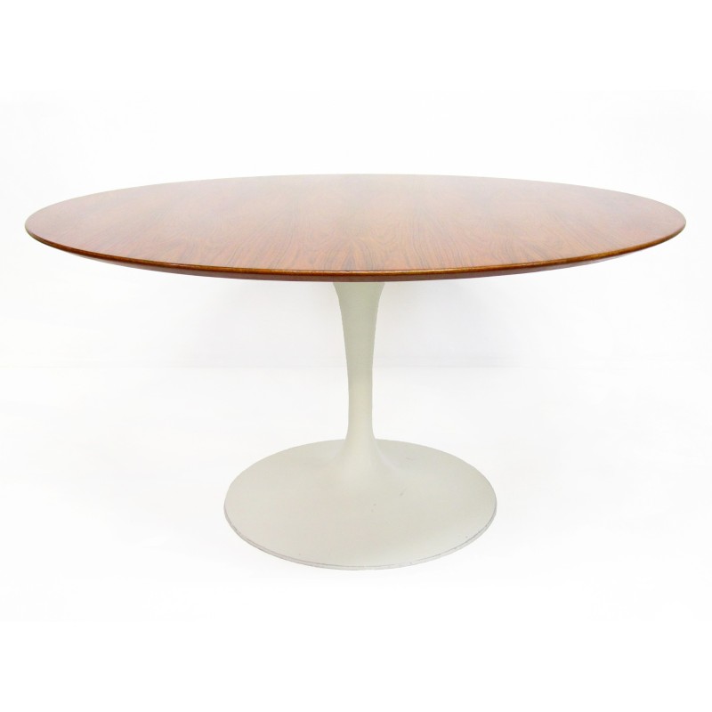 Ensemble à repas vintage « Tulip » en palissandre de Rio par Eero Saarinen pour Knoll, 1970