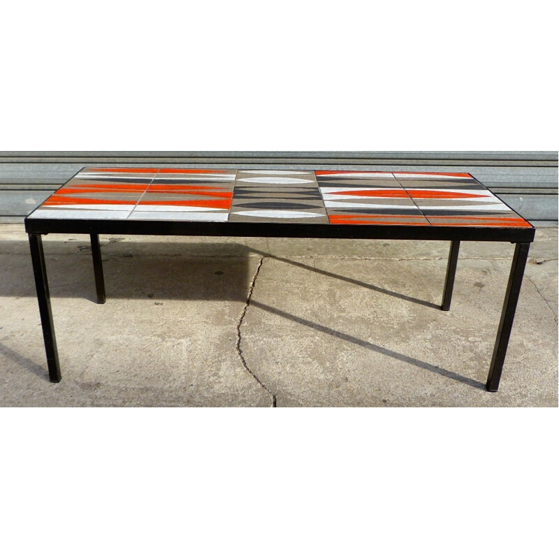 Navette coffee table, Roger CAPRON - 1950s