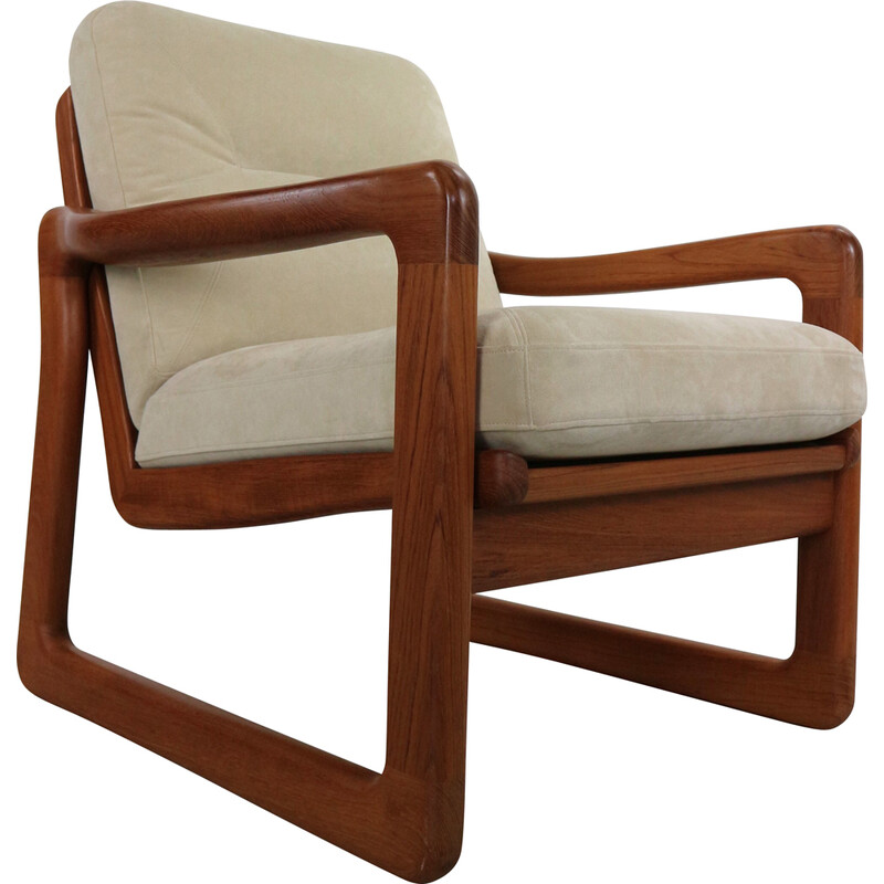 Vintage teak armchairs by Poul Jeppensen for Holstebro Möbelfabrik, Denmark 1970