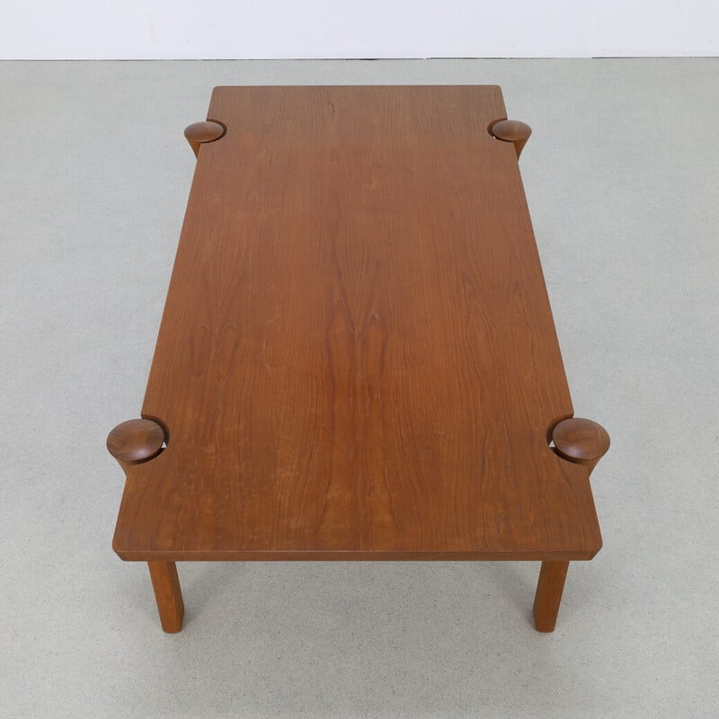 Vintage teak coffee table by Arne Vodder for Cado, Denmark 1970