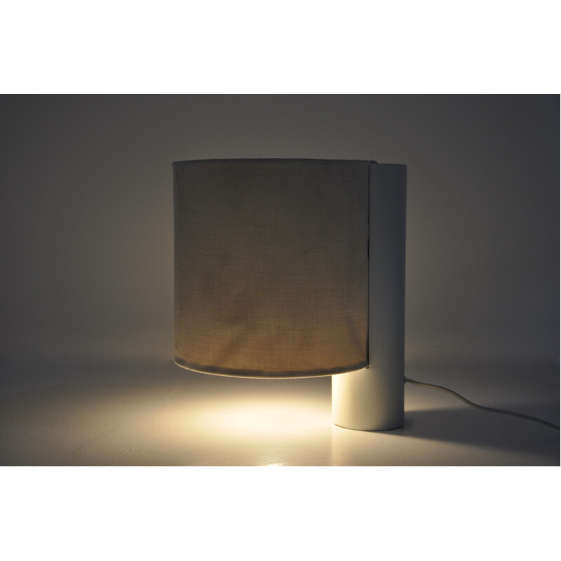 Vintage "Fluette" table lamp in metal and fabric by Giuliana Gramigna for Quattrifolio, 1970