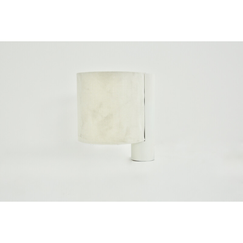 Vintage "Fluette" table lamp in metal and fabric by Giuliana Gramigna for Quattrifolio, 1970