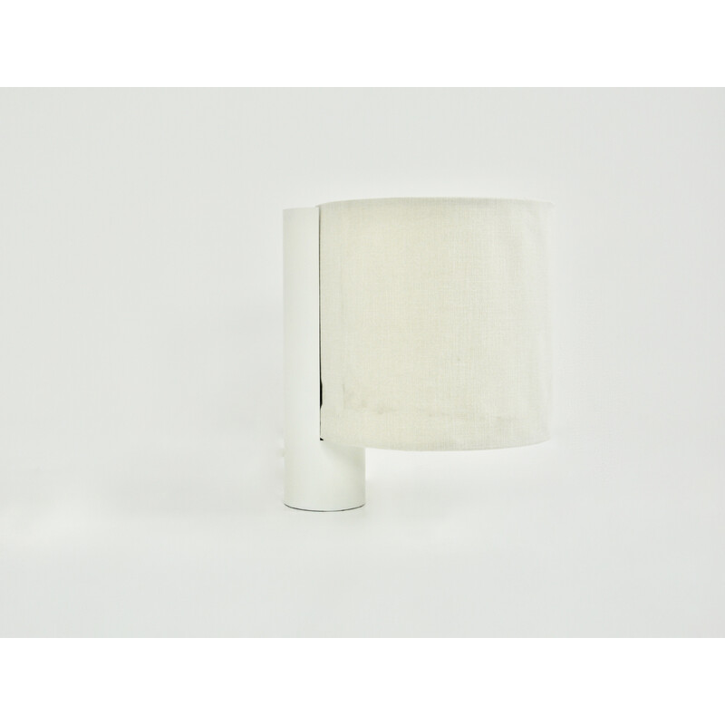 Vintage "Fluette" table lamp in metal and fabric by Giuliana Gramigna for Quattrifolio, 1970