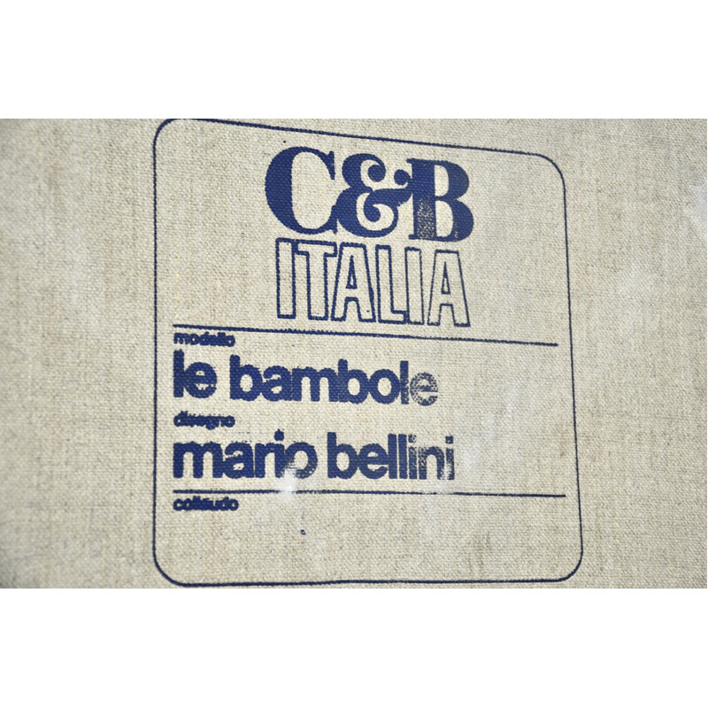Vintage-Liegestuhl "Le Bambole" von Mario Bellini für C und B Italia, 1970