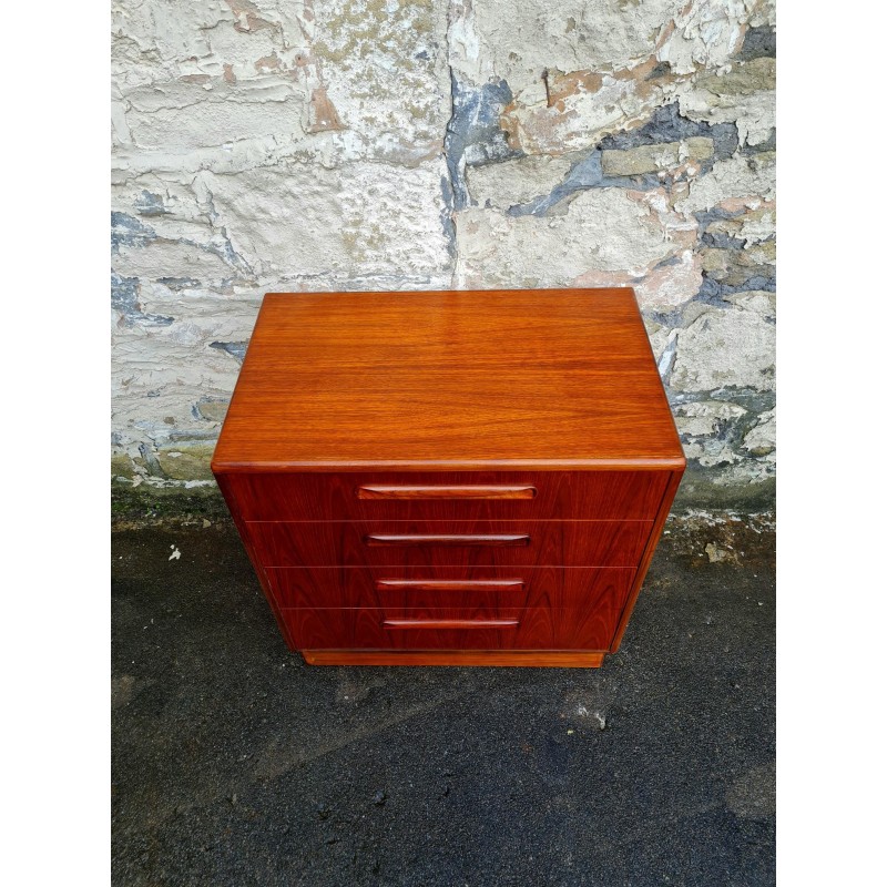 Vintage teak chest of drawers  4 drawers by Victor Bramwell Wilkins for G-Plan