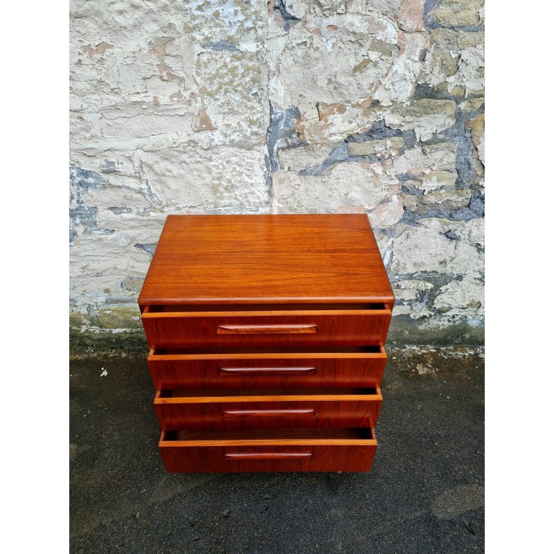 Vintage teak chest of drawers  4 drawers by Victor Bramwell Wilkins for G-Plan