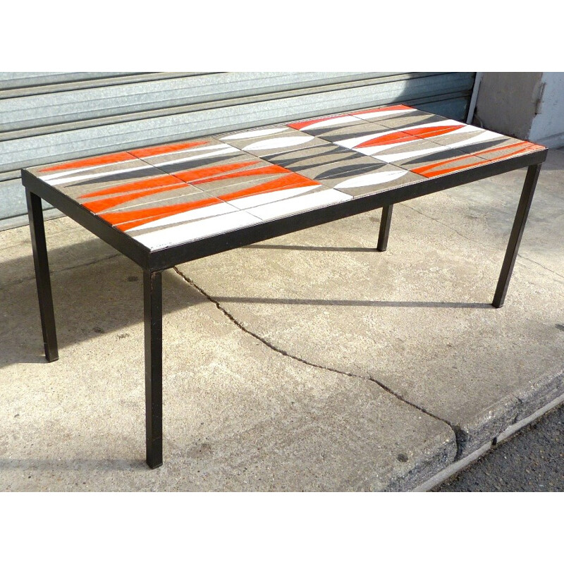 Navette coffee table, Roger CAPRON - 1950s