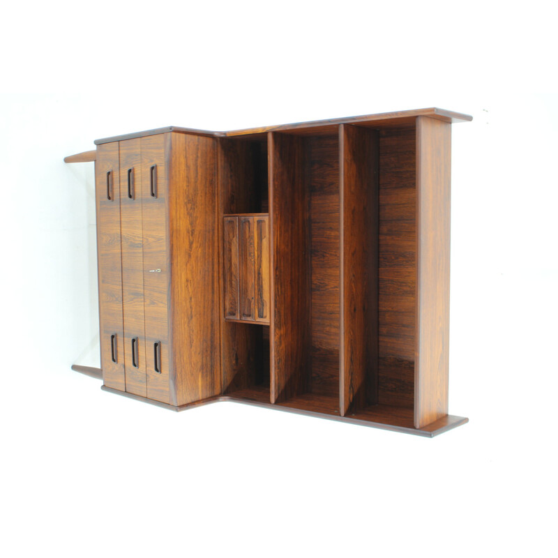 Vintage rosewood storage unit for Brdr Larsen, Denmark 1960