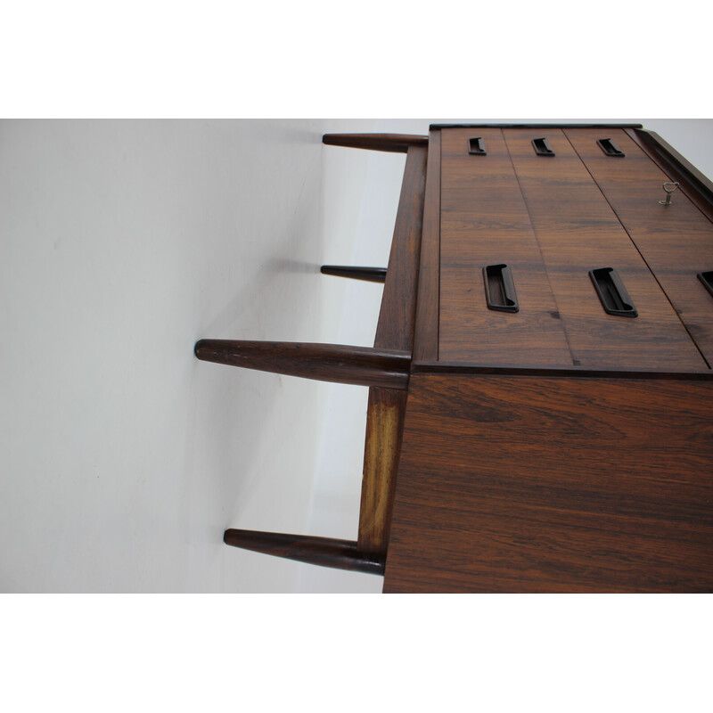 Vintage rosewood storage unit for Brdr Larsen, Denmark 1960