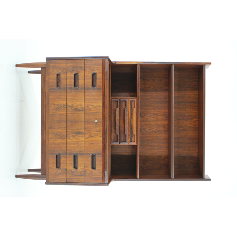 Vintage rosewood storage unit for Brdr Larsen, Denmark 1960