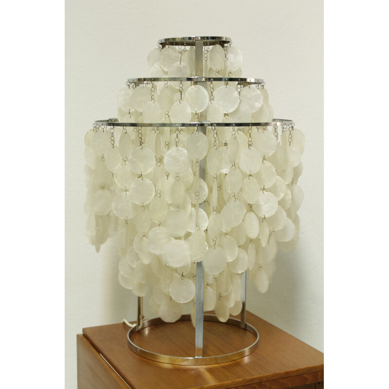 Lampe de table en nacre modèle Fun 1 TM de Verner Panton - 1960