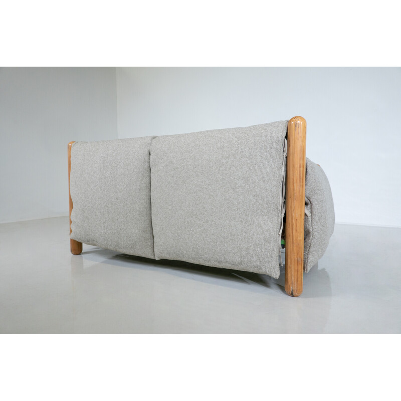 Vintage 2-seater sofa Gambadilegno by Enzo Mari for Driade, Italy 1974