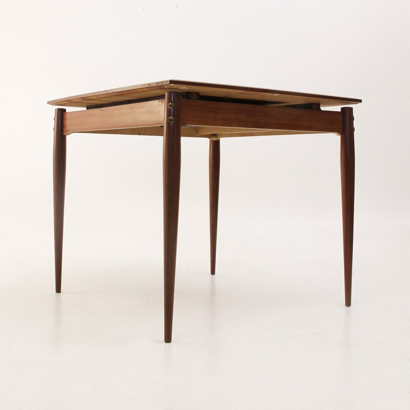 Square Extendable Italian Dining Table - 1950s