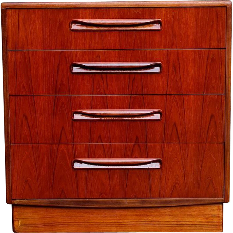 Vintage teak chest of drawers  4 drawers by Victor Bramwell Wilkins for G-Plan
