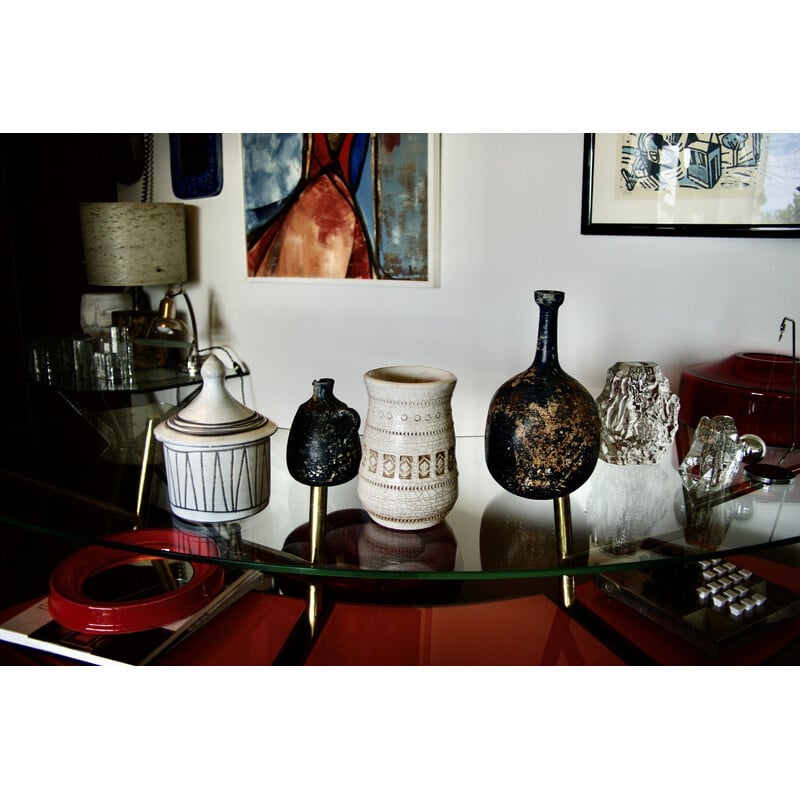 Jarra de cerâmica vintage de Jean Besnard, França 1950