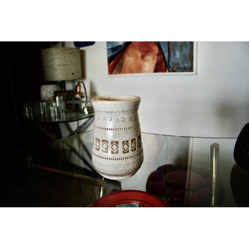 Vintage ceramic vase by Jean Besnard, France 1950