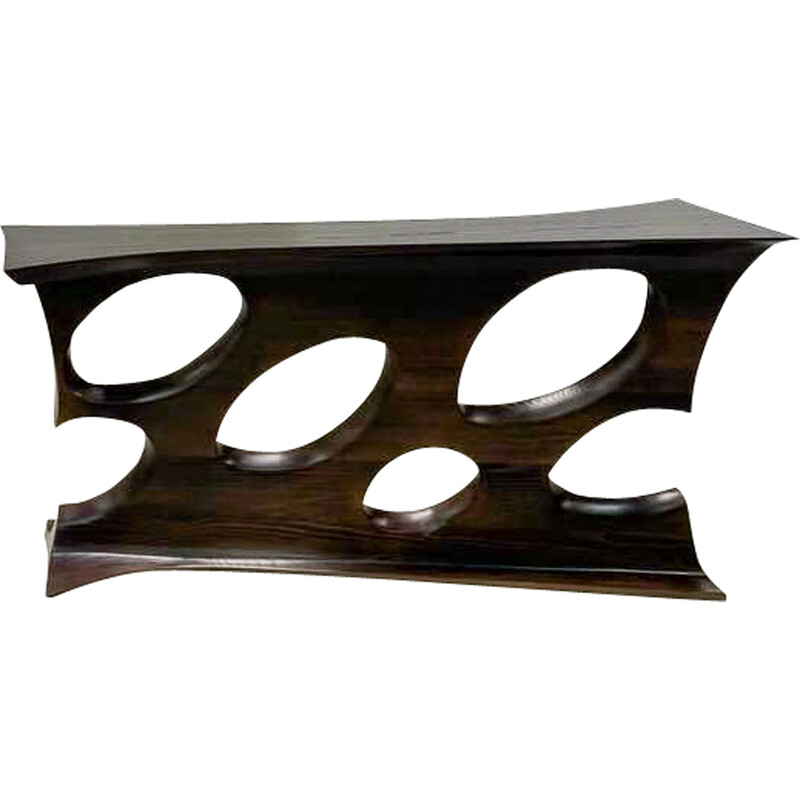 Vintage ash console table, Hungary