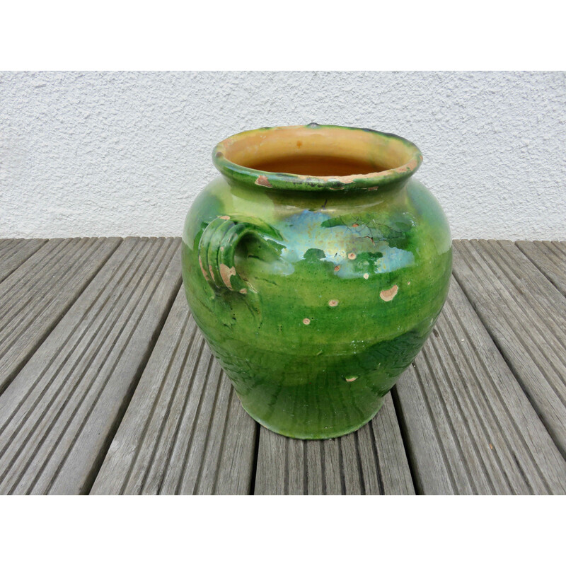 Vintage terracotta pot, France