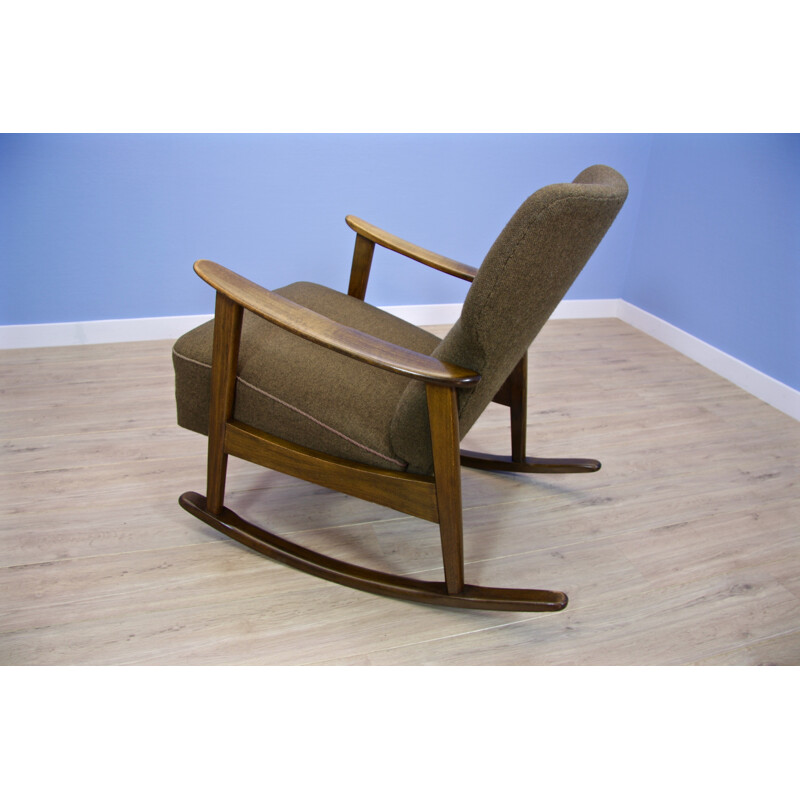 Fauteuil vintage à bascule danois - 1960