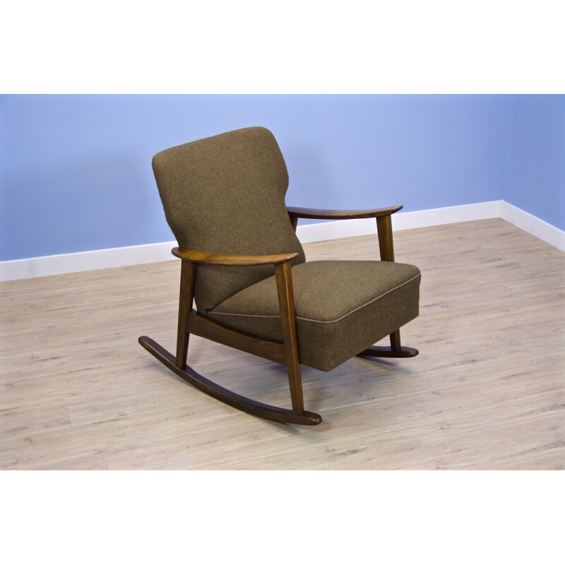 Fauteuil vintage à bascule danois - 1960