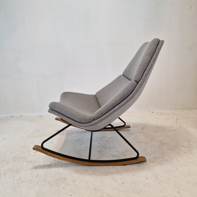 Vintage metalen en stoffen stoel van Geoffrey Harcourt voor Artifort, 1960