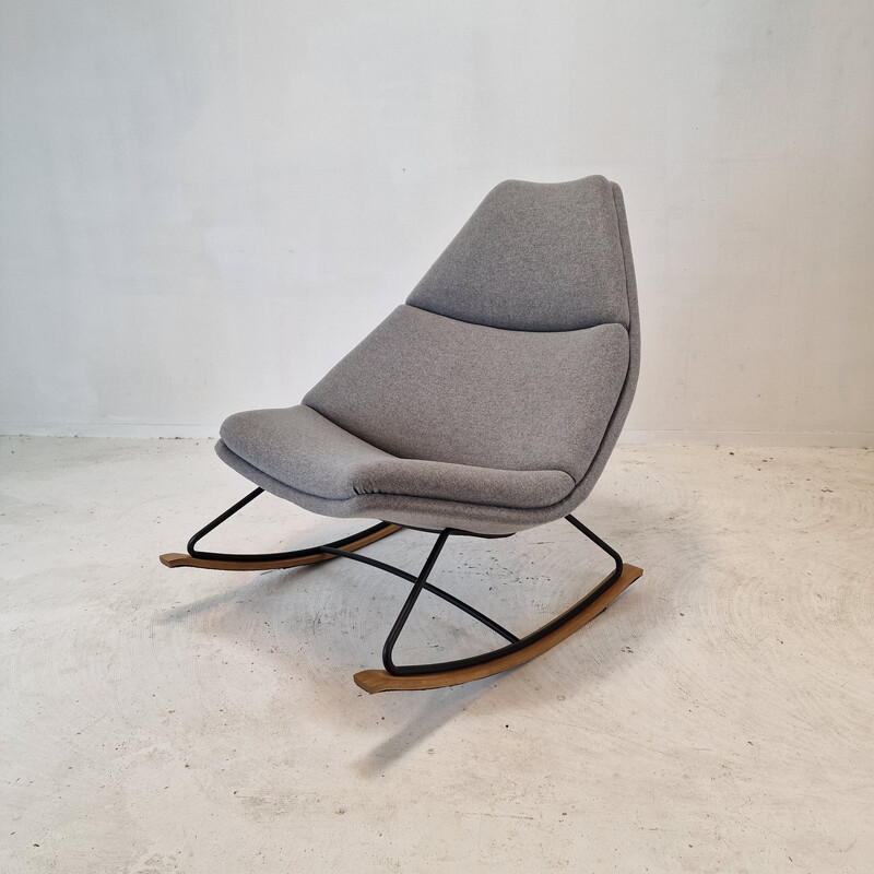 Vintage metal and fabric chair by Geoffrey Harcourt for Artifort, 1960