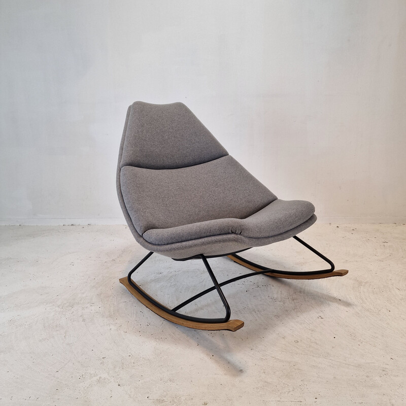Vintage metal and fabric chair by Geoffrey Harcourt for Artifort, 1960