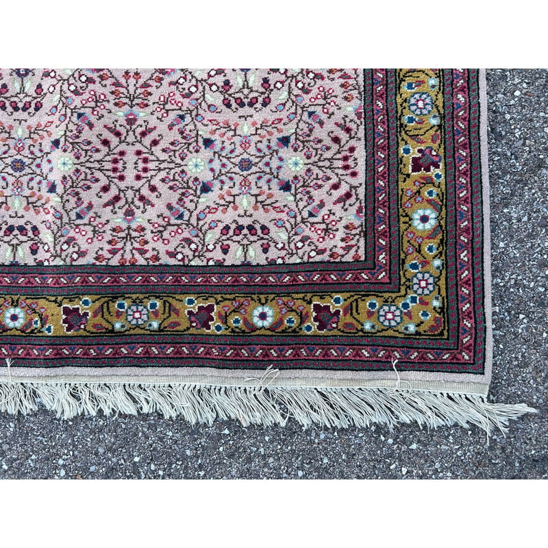 Vintage hand-woven wool rug
