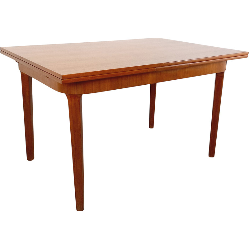 Vintage teak dining table with extensions, 1960