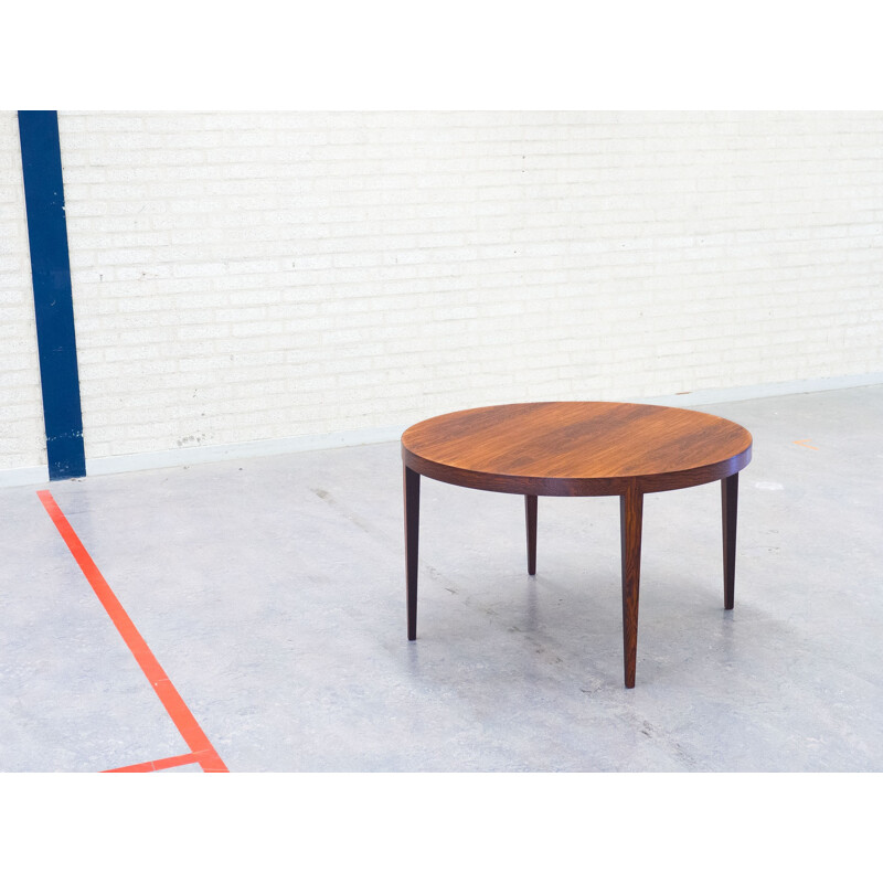 Haslev Møbelsnedkeri rosewood coffee table designed by Severin Hansen Jr. - 1950s