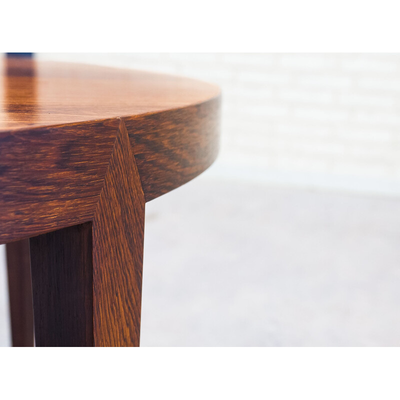 Haslev Møbelsnedkeri rosewood coffee table designed by Severin Hansen Jr. - 1950s