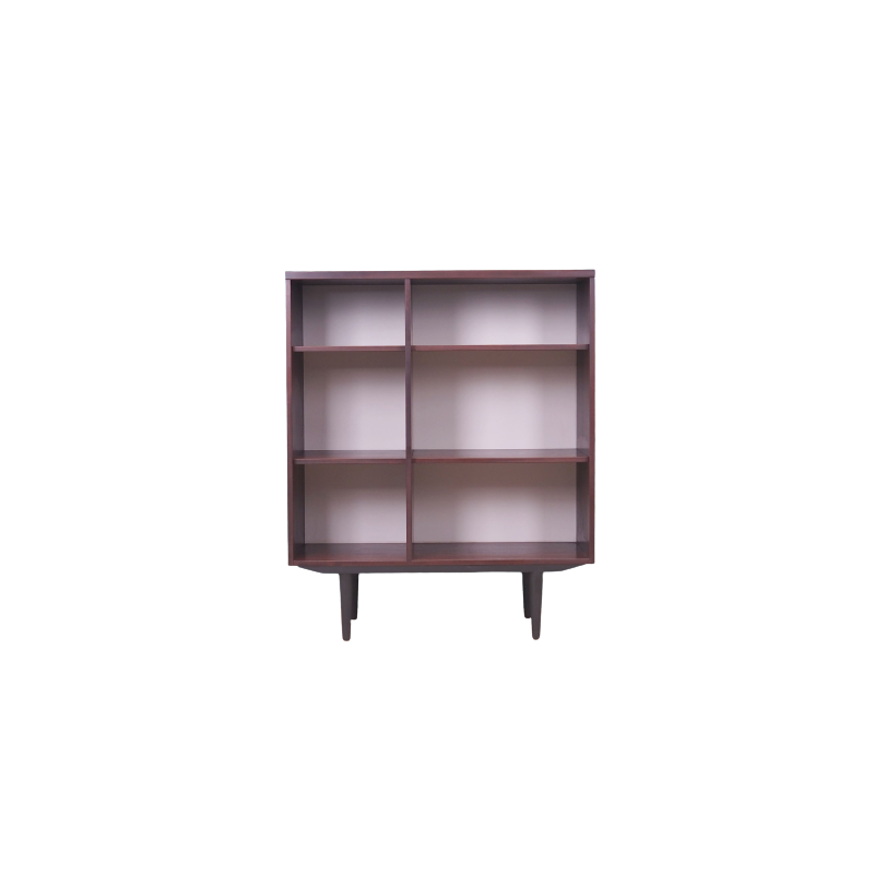 Vintage mahogany bookcase for Ulferts, Sweden 1960