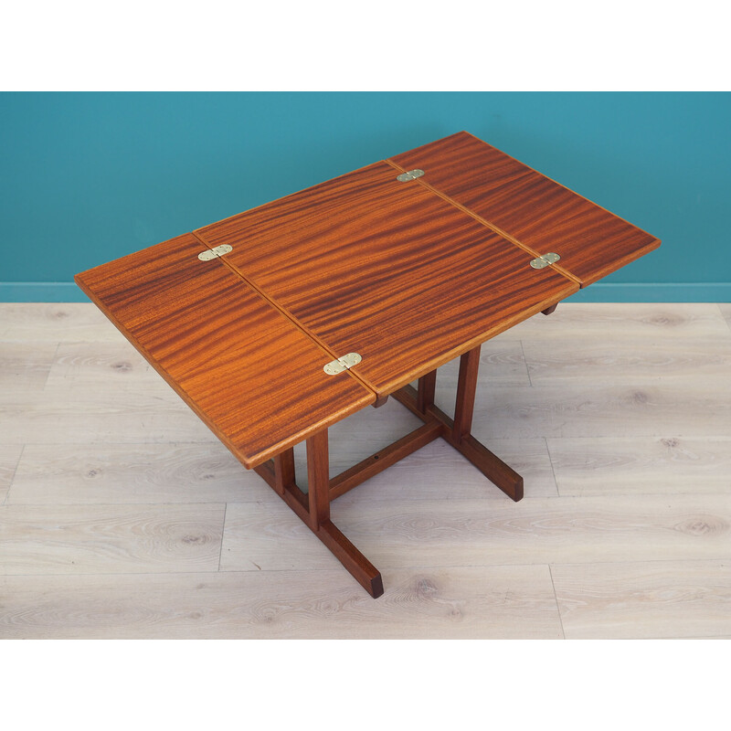 Vintage mahogany table, Denmark 1970