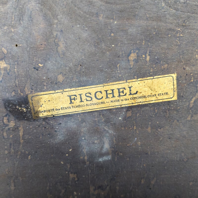 Vintage bentwood side table for Fischel, Czechoslovakia 1930