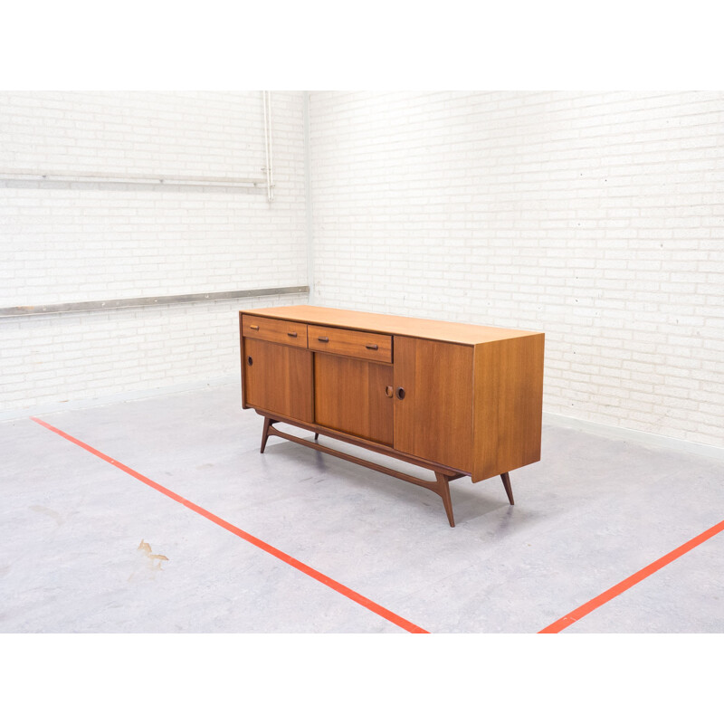 Vintage teak sideboard by Louis van Teeffelen for Wébé - 1950s