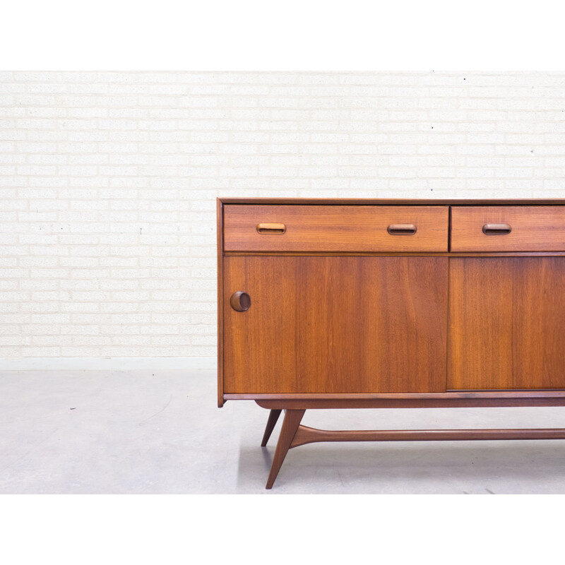 Vintage teak sideboard by Louis van Teeffelen for Wébé - 1950s