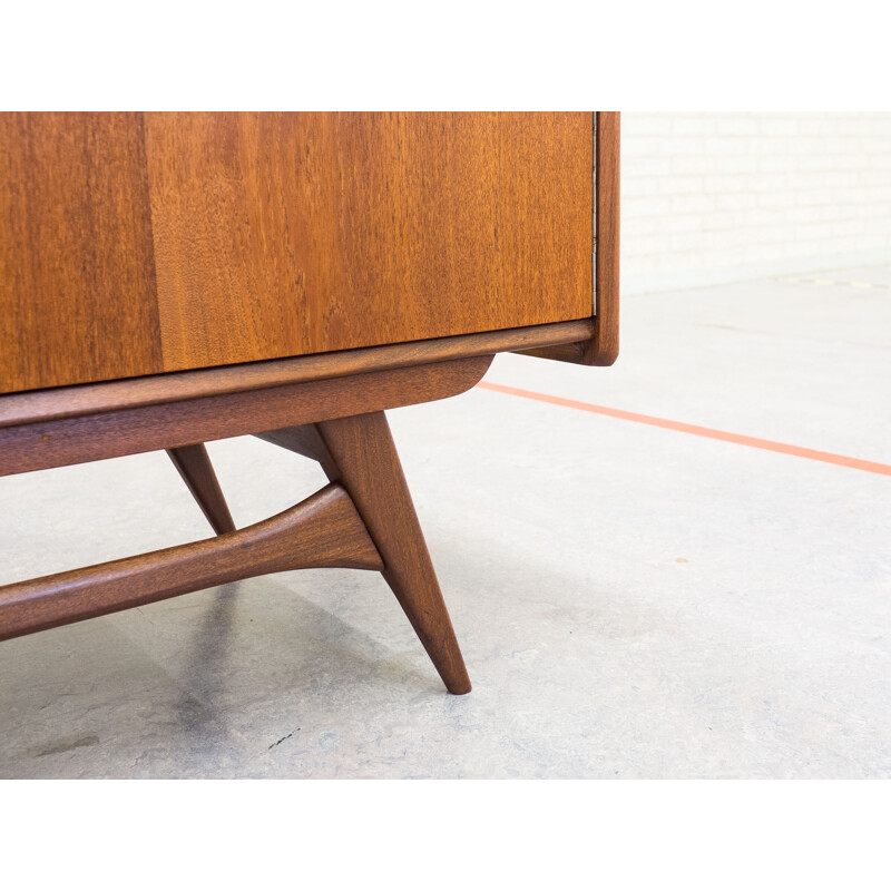 Vintage teak sideboard by Louis van Teeffelen for Wébé - 1950s