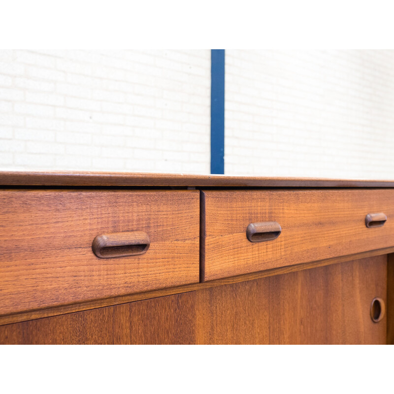 Vintage teak sideboard by Louis van Teeffelen for Wébé - 1950s