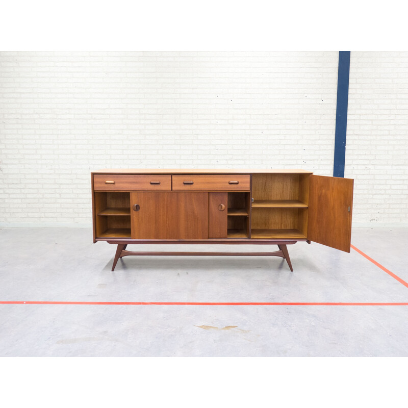 Vintage teak sideboard by Louis van Teeffelen for Wébé - 1950s