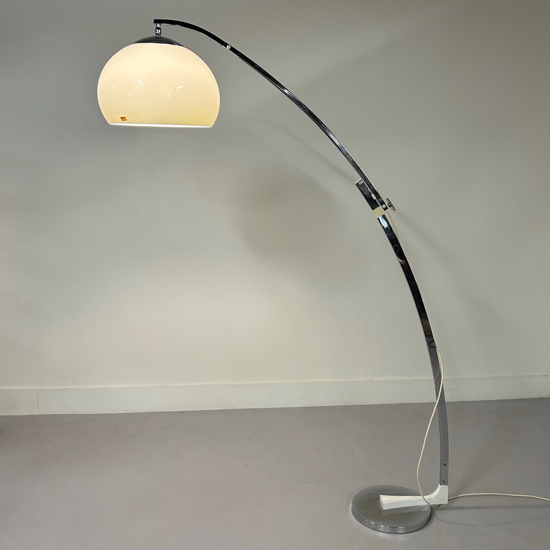 Vintage white lamp for Sölken Leuchten, 1970